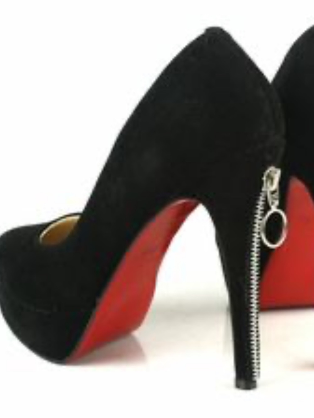Christian Louboutin zipper pump heels - Picture 2 of 8